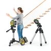 Alloyman Laser Level Yellow 16‑Line Tripod-2