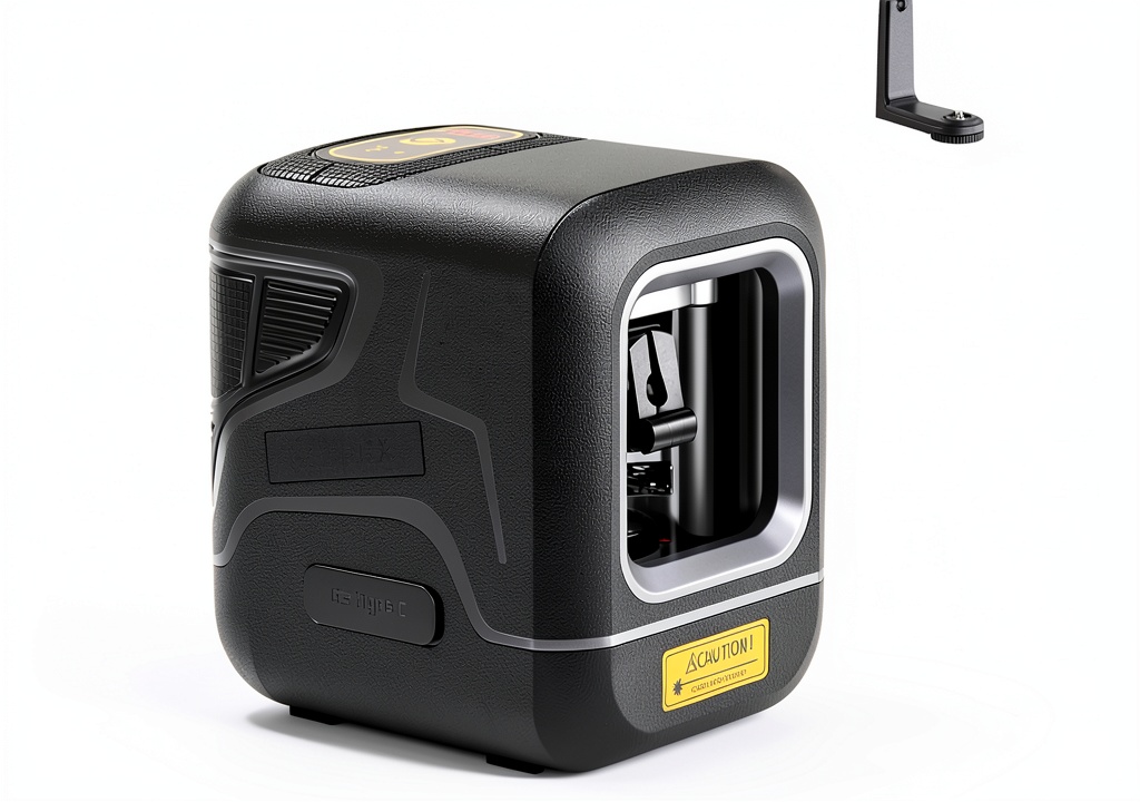 Fanttik D2 laser level being used on a construction site