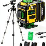 Alloyman Laser Level Yellow 16‑Line Tripod-0