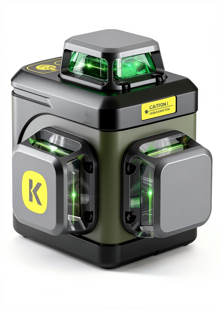 Fanttik D12 Ace laser level mounted on a construction site