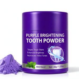 ZEAOWSNZ Purple Teeth Whitening Powder Mint for Sensitive Teeth-0
