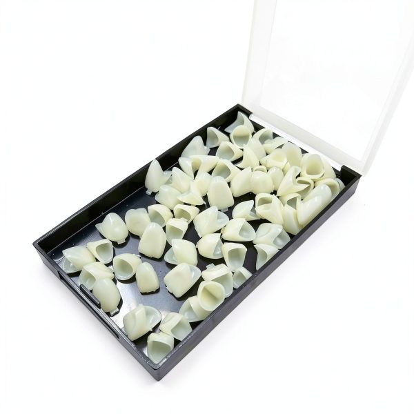 Dental Crown Form HRASY Tooth Caps 70pcs Hollow Temporary with Beads-4