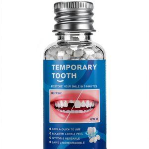 Temporary Tooth Replacement Kit Three Wood White 1 Fl Oz Pack-0