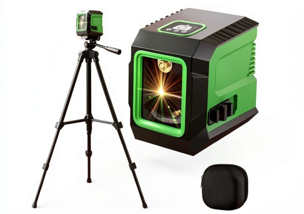Lusweimi Green Laser Level with 50‑Inch Tripod Aluminum Self‑Leveling-0