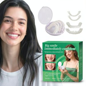 Baxozud Denture Adjustable Natural-Look Removable Teeth for Adults-0