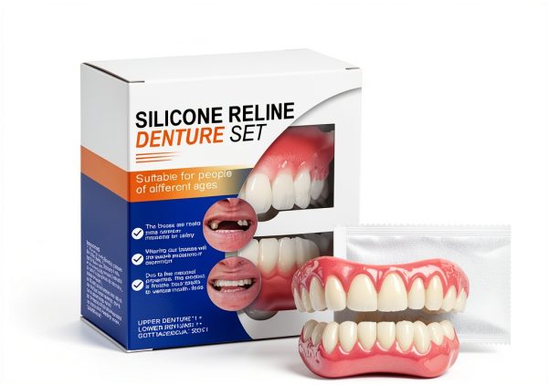 Premium Silicone Denture Reline Kit - Custom Comfort Fit, Long-Lasting-0