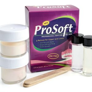 ProSoft Denture Reliner Soft Reline – 2 Plates Zinc-Free Made in USA-0