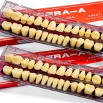 False Teeth Dental Complete Acrylic Resin Denture Teeth Ceonam A2 Set-0