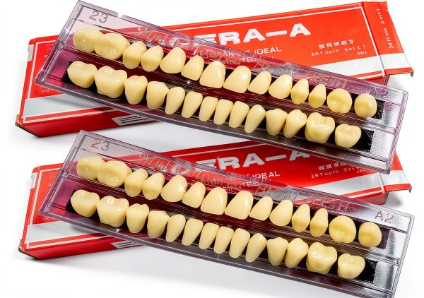 False Teeth Dental Complete Acrylic Resin Denture Teeth Ceonam A2 Set-0