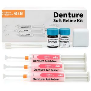 E&E Upper and Lower Denture Soft Reline Kit Sherpa Premium Silicone-0