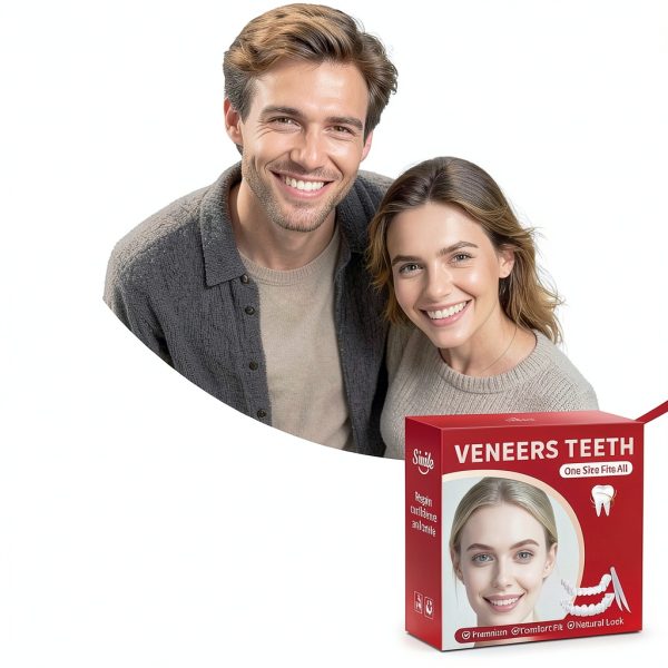 Veneers Teeth for Women and Men, Tooth Temporary Replacement Kit, Nature and Comfortable-A02-1