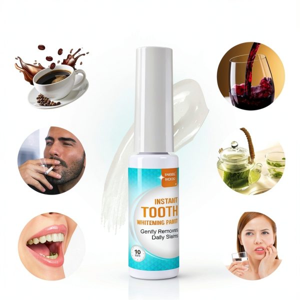 Tooth Whitening Paint - Instant White Teeth, Gentle & Safe Formula, Easy to Use & Portable, Long-Lasting Results for a Confident Smile-5