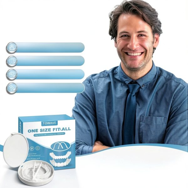 Veneers Teeth for Women and Men, Temporary Tooth Replacement Kit, Nature and Comfortable-1