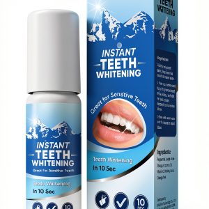 Tooth Paint, Teeth Whitening Paint, Instant White Tooth Paint, Tooth Polish Uptight White, Portable and Simple, Blue-0