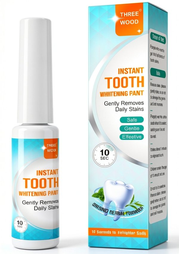 Tooth Whitening Paint - Instant White Teeth, Gentle & Safe Formula, Easy to Use & Portable, Long-Lasting Results for a Confident Smile-0