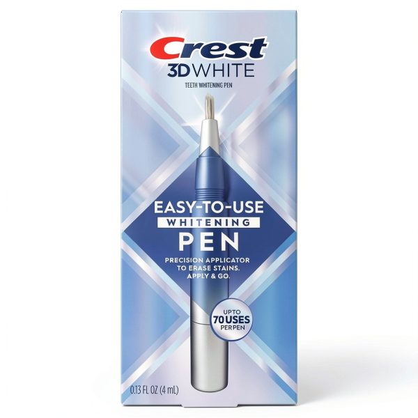 Crest 3DWhite Teeth Whitening Pen - 4 mL Easy-Use, Up to 75 Uses-1